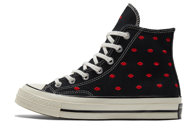 

Кеды Converse Chuck Taylor All Star 70 Hi Embroidered Lips Black