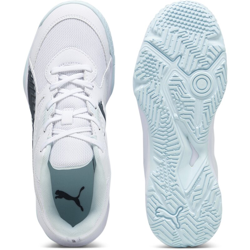 Кроссовки Solarflash Jr II Puma, цвет puma white-nitro blue-shadow g — фото 2
