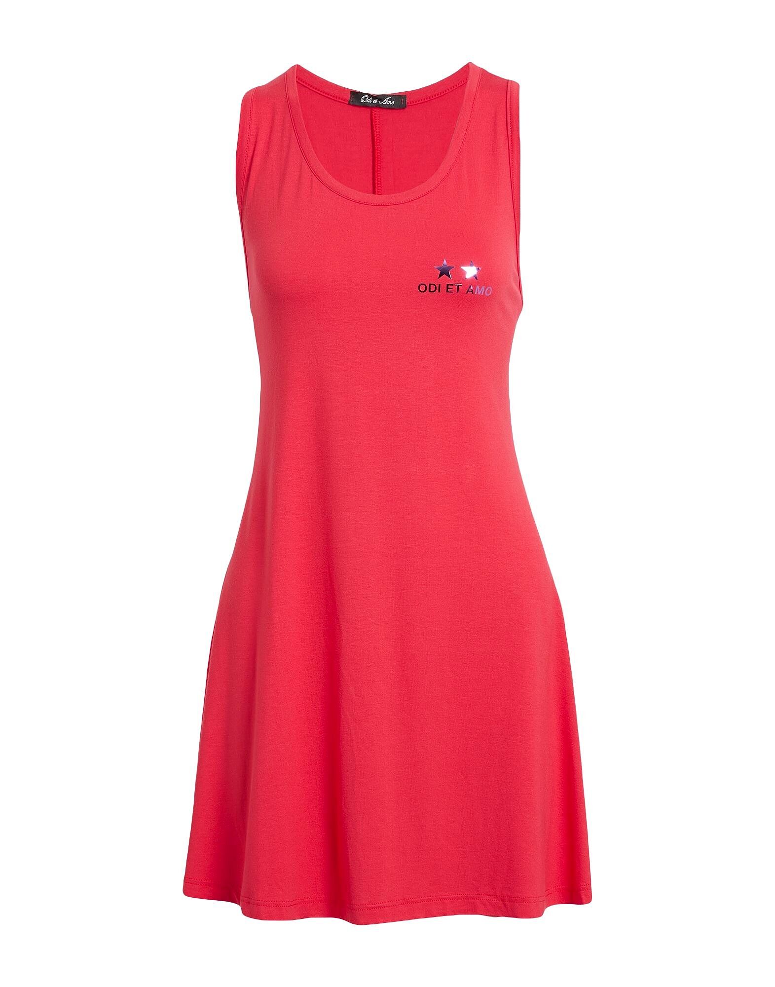 

Мини-платье Odi Et Amo, томатно-красный