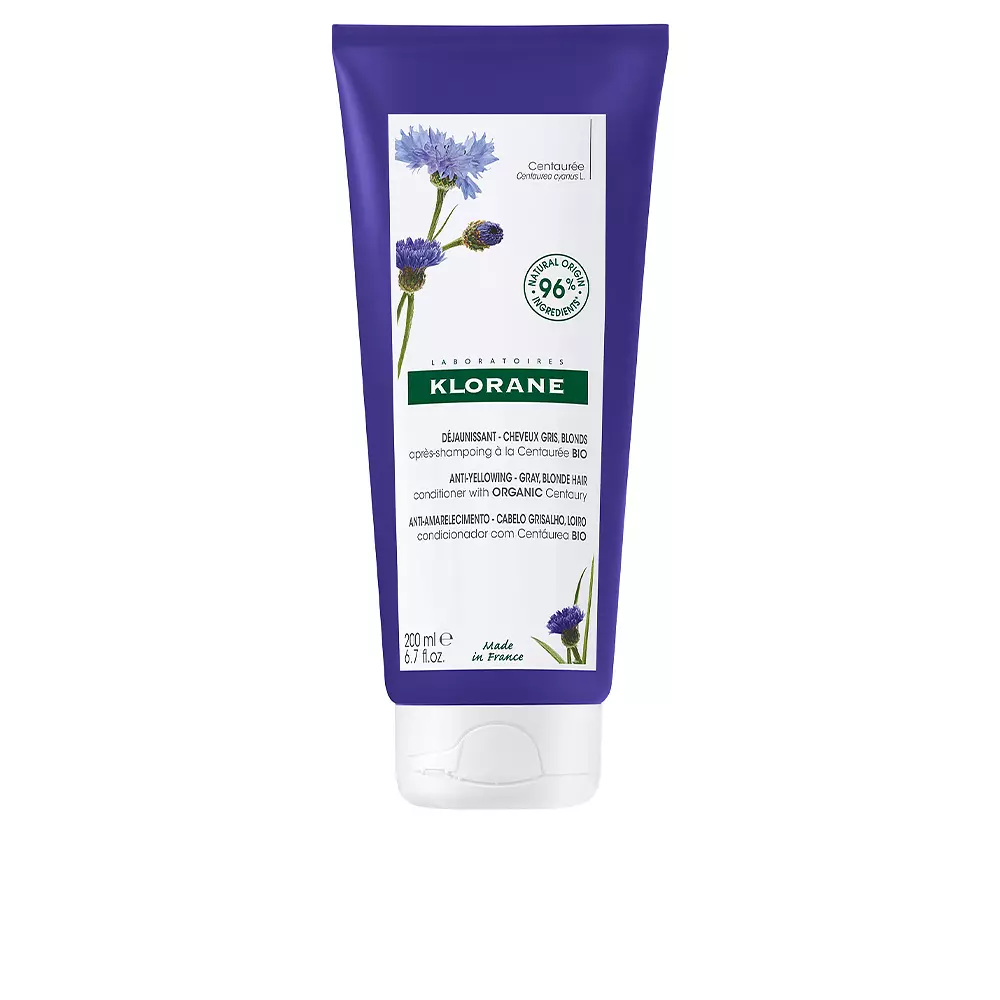 

Кондиционер для волос A la centaurea bio acondicinador antiamarilleo cabello gris y rubio Klorane, 150 мл.