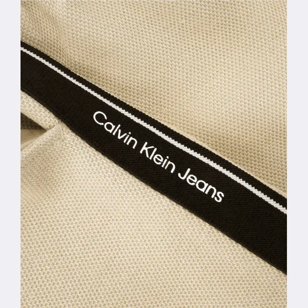 Спортивные брюки стандартного кроя Calvin Klein, бежевый — фото 4
