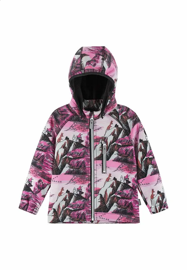 Куртка из мягкой оболочки moomin vantti Reima, Rose Pink