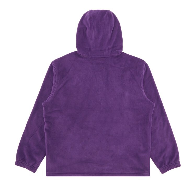 Толстовка Supreme Polartec Facemask Half Zip Hooded 'Dark Purple', фиолетовый — фото 2