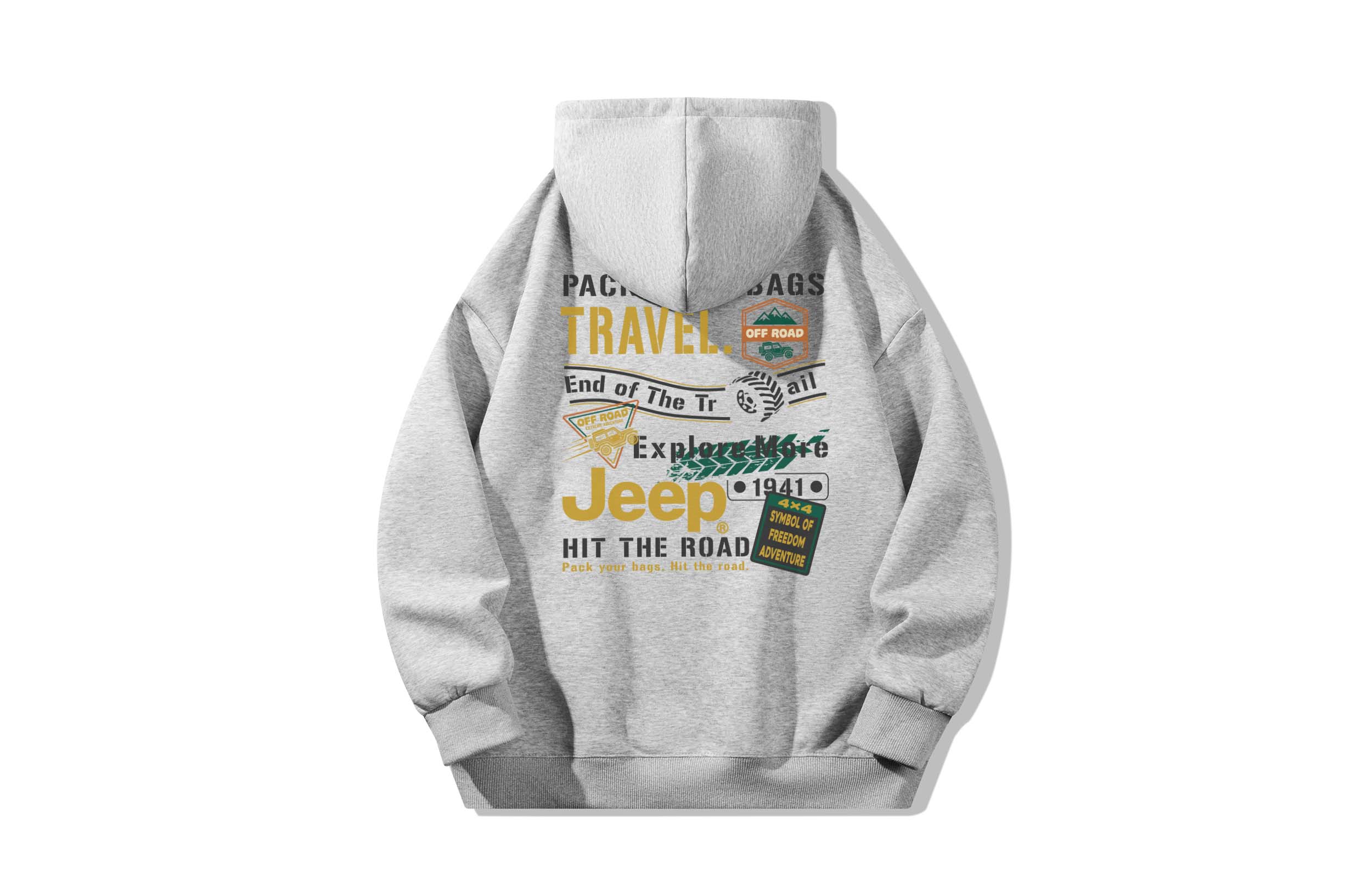 

Свитшот для верховой езды Casual Collection Unisex Jeep, светло-серый (fleece-lined)