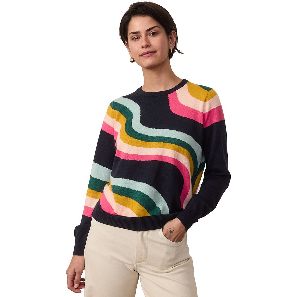 

Свитер Icon wave Marine Layer, синий