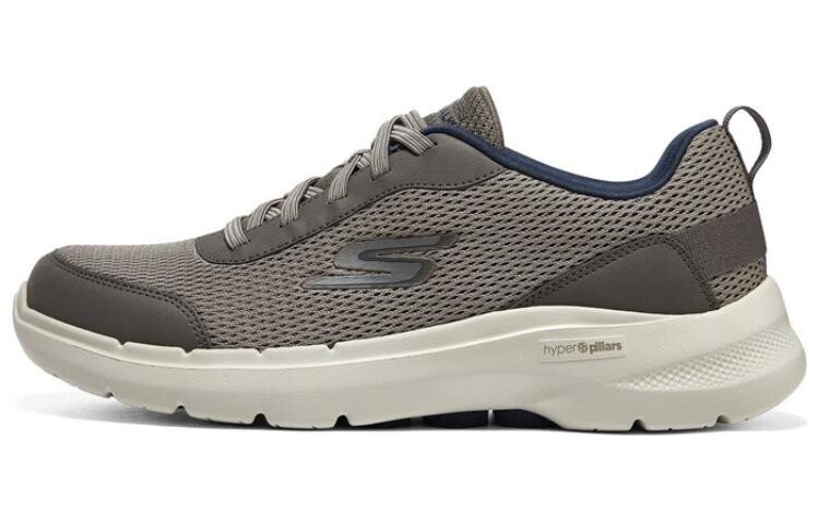 

Кроссовки Go Walk 6 для бега мужские с низким верхом черного цвета Skechers