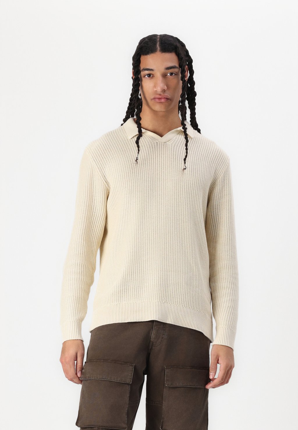 

Свитер JPRWINTER STRUCTURE Jack & Jones PREMIUM, бежевый
