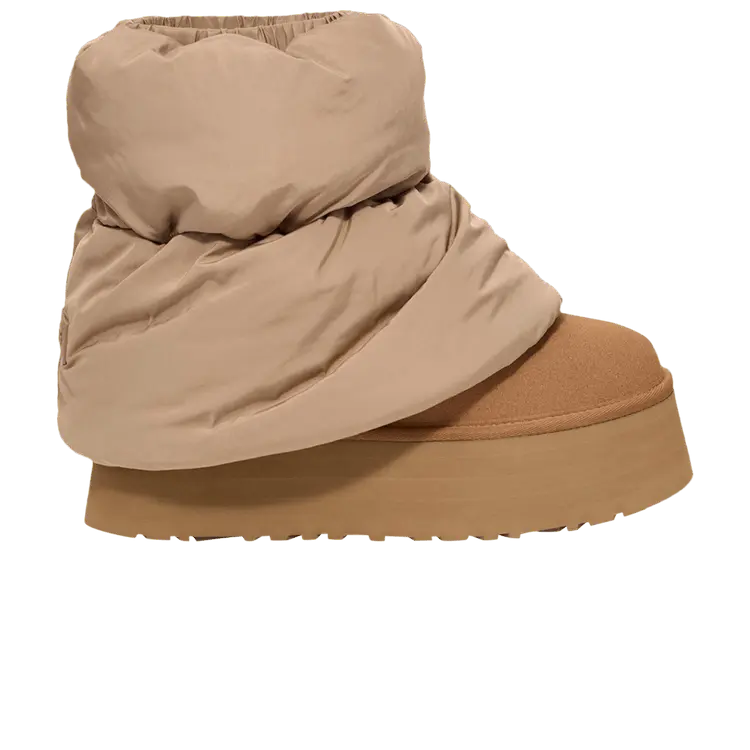 

Кроссовки UGG Wmns Classic Mini Dipper Puffer Amphora Chestnut, желто-коричневый