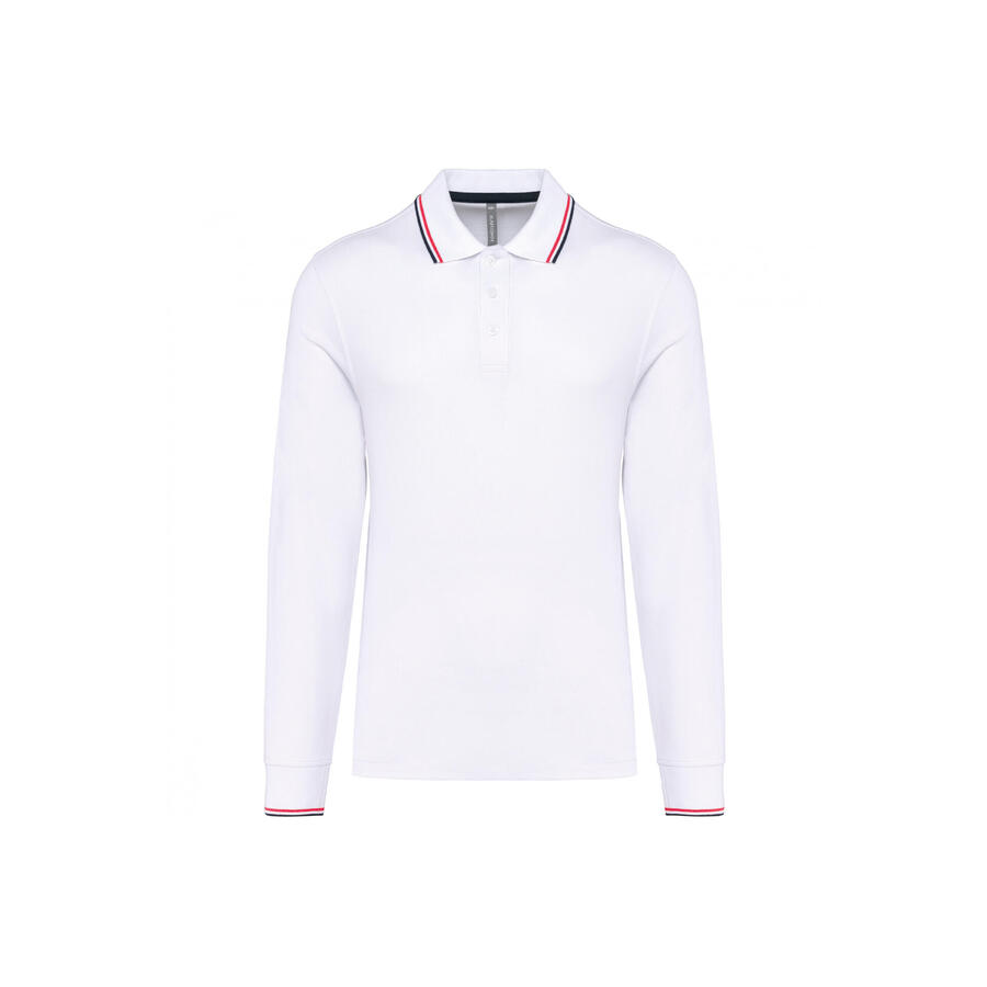 

рубашка-поло вязки пике Kariban с длинными рукавами