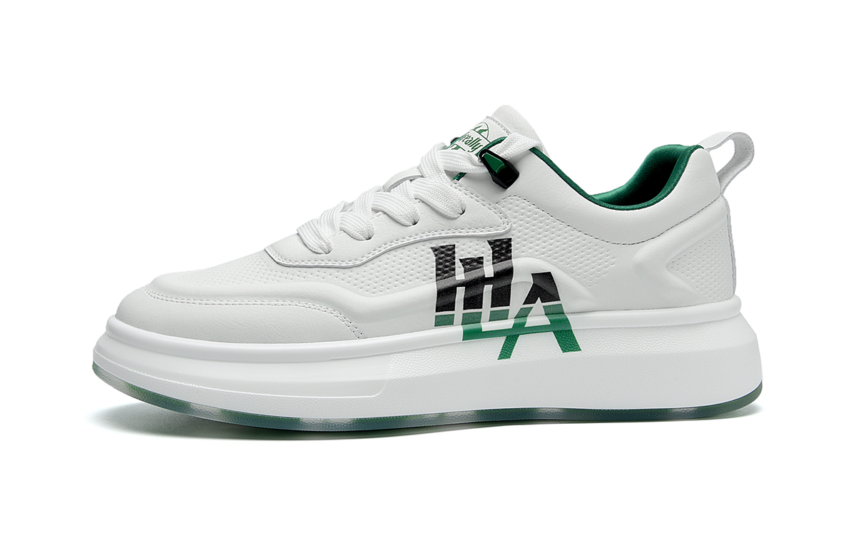 

Кроссовки HLA Skateboarding Shoes Men Low-top, белый/черный