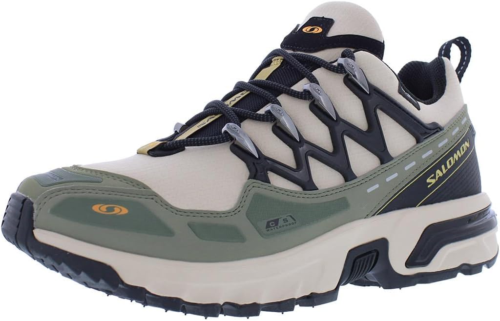 

Кроссовки Salomon ACS + CSWP Unisex Shoes, Cement/Deep Lichen Green/Orange Pepper