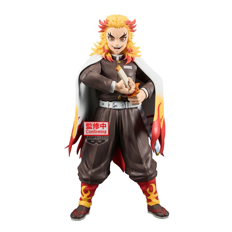 

Demon Slayer Kimetsu No Yaiba Grandista Кеджуро Ренгоку, столп пламени 24см BANPRESTO