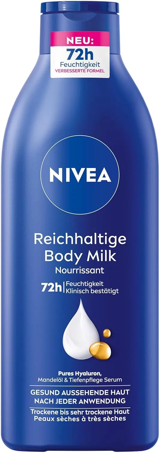 Интенсивно питательное молочко для тела NIVEA Rich Body Milk Nivea