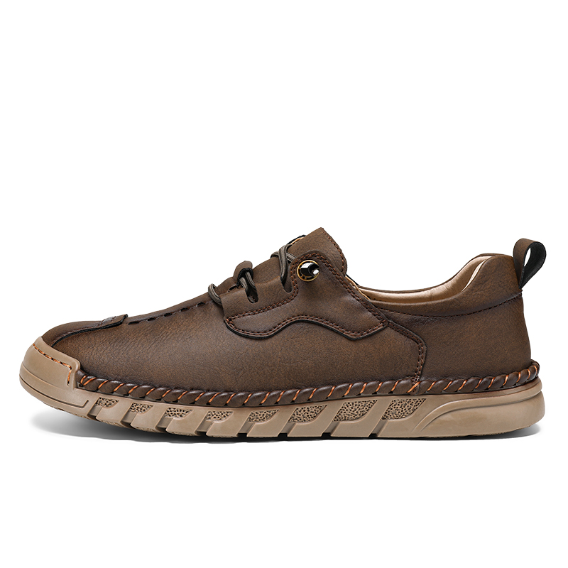 

Green feet Мужские повседневные низкие кеды с амортизацией и износостойкостью - кофе, цвет Coffee