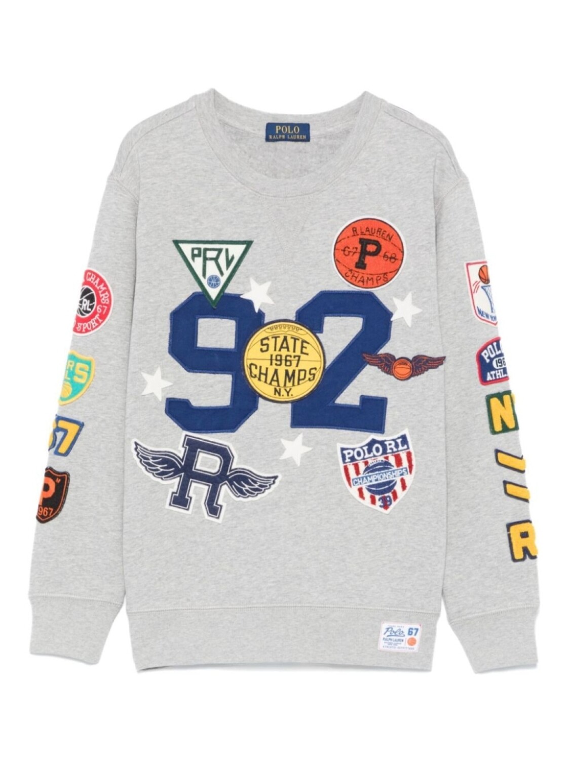 

Ralph Lauren Kids свитер с логотипом, серый