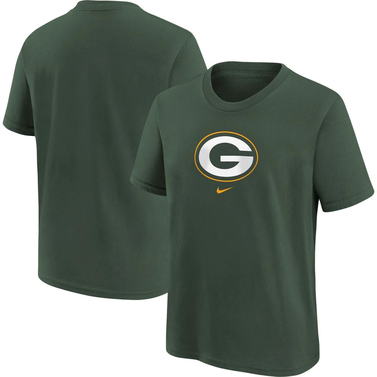 Молодежная футболка с логотипом Nike Green Bay Packers Nike