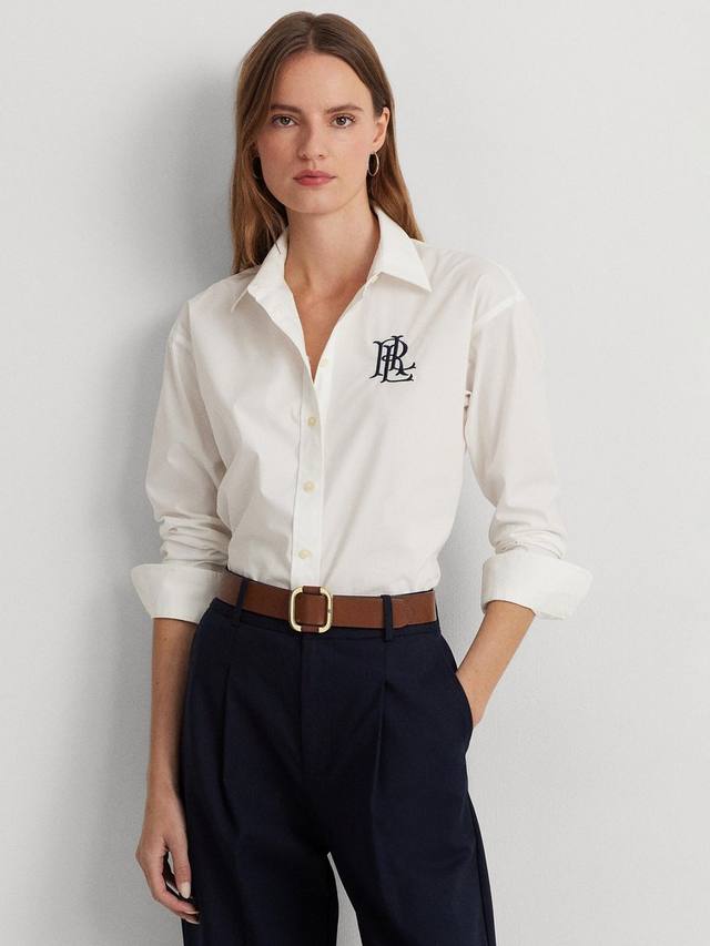 

Футболка Lauren Kotto с вышитым логотипом Ralph Lauren, White
