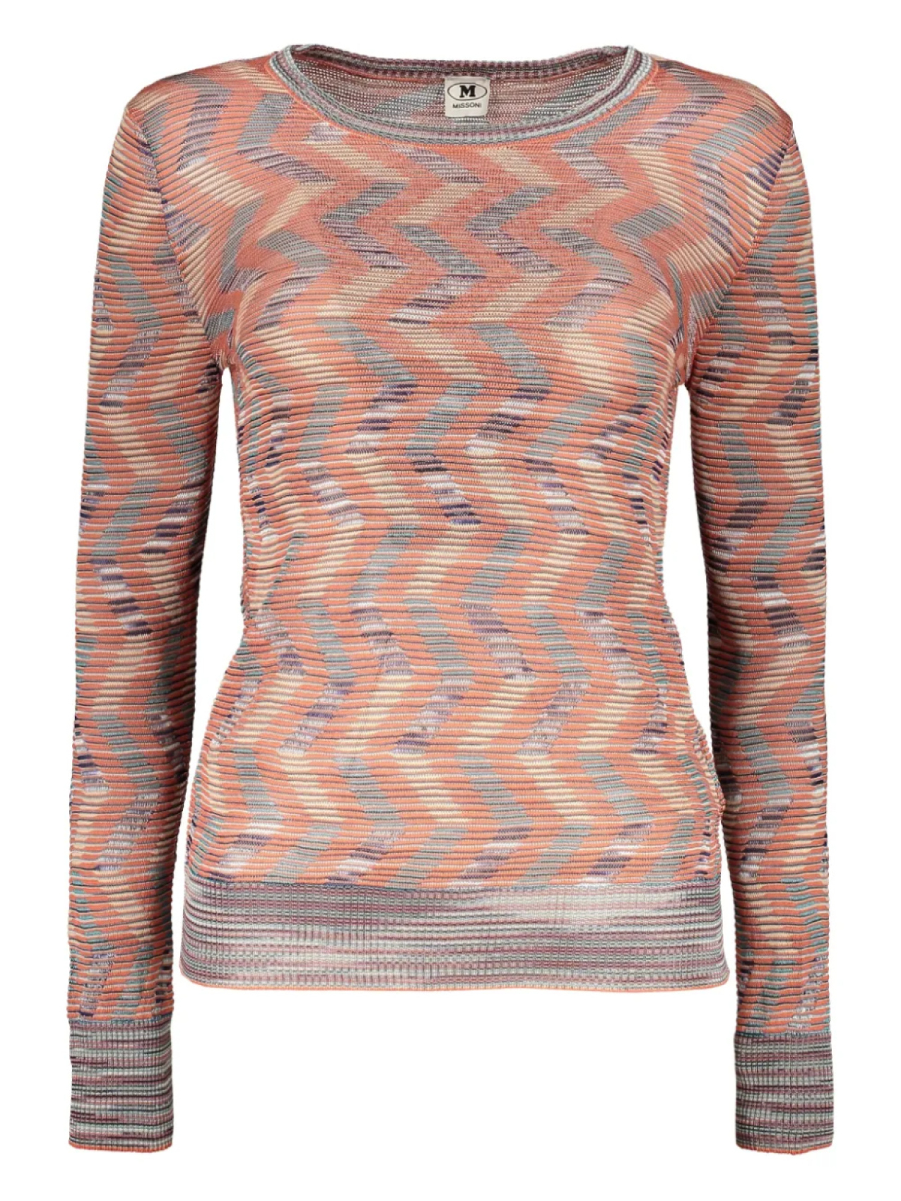 

Джемпер с узором «зигзаг» Missoni, оранжевый