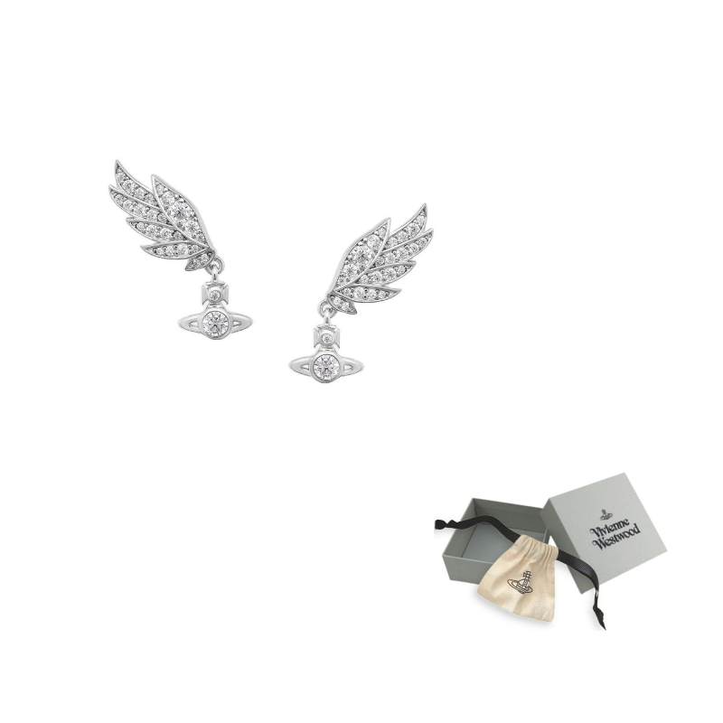 

Vivienne Westwood Сережки-гвоздики Recycled Silver для женщин Silver