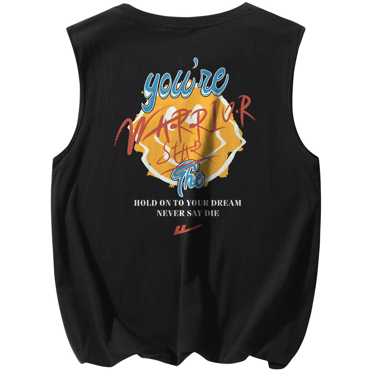 

Футболка-майка унисекс WARRIOR, серая