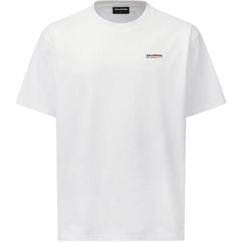 

Salomon Футболки унисекс белые с круглым вырезом