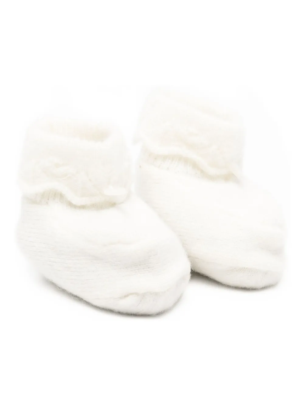 

Тапочки с оборками на манжетах Tartine Et Chocolat, нейтральный