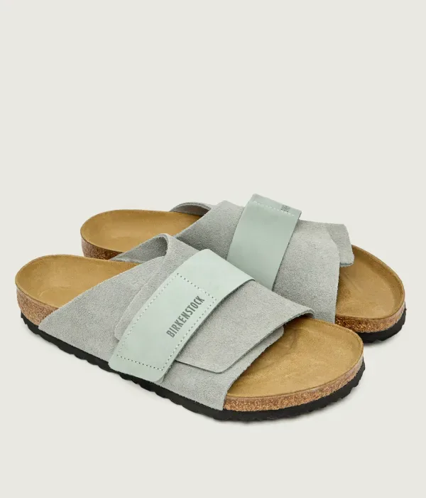 Киотские тапочки regular fit Birkenstock, серый — фото 3