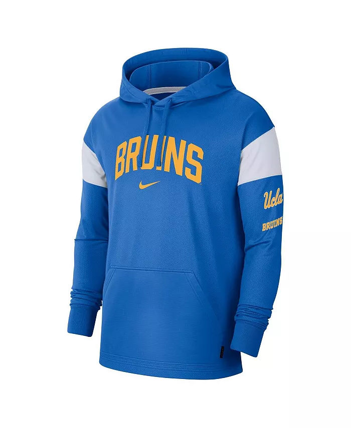 Мужская синяя толстовка с капюшоном UCLA Bruins Performance Pullover Hoodie Nike — фото 3
