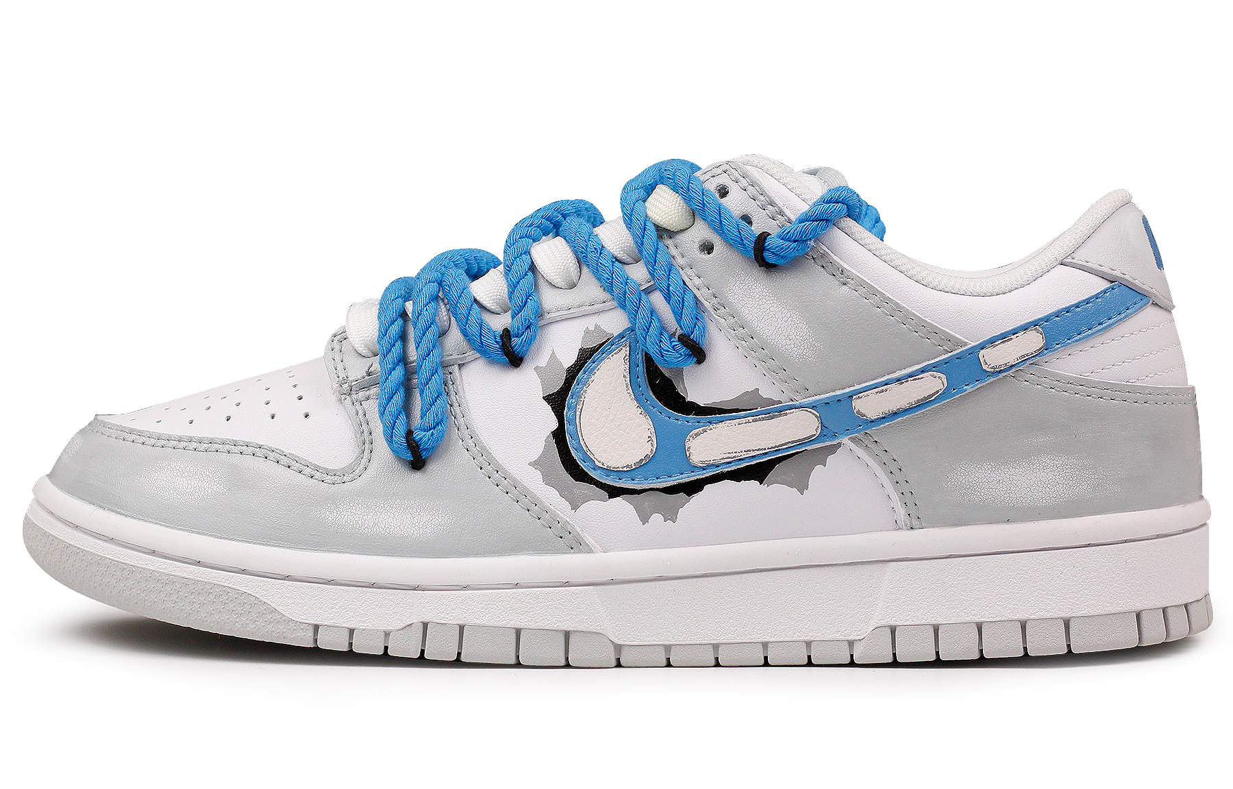 

Женские кроссовки для скейтбординга Nike Dunk, Gray/Blue