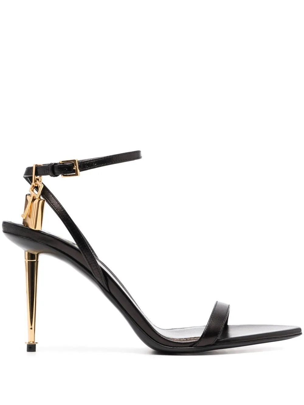 Босоножки Padlock 85 TOM FORD, черный