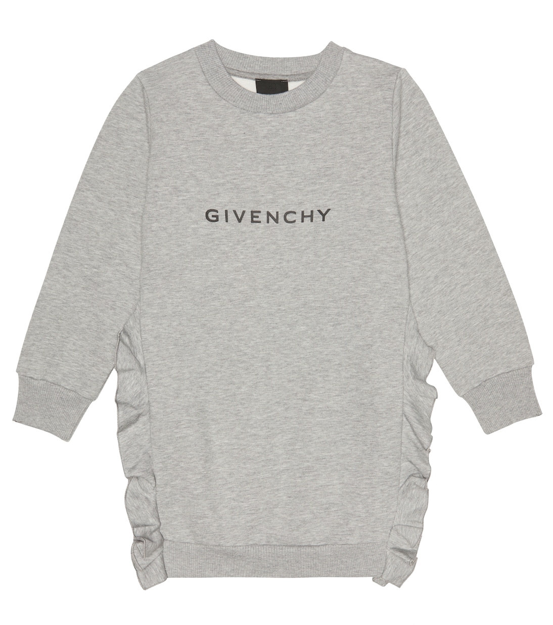 

Платье-свитшот из джерси с логотипом Givenchy Kids, Grey Marl