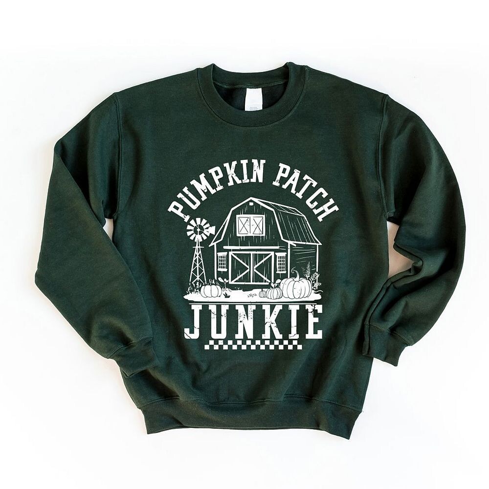 

Толстовка Junkie Barn с нашивкой тыквы Simply Sage Market, цвет Forest