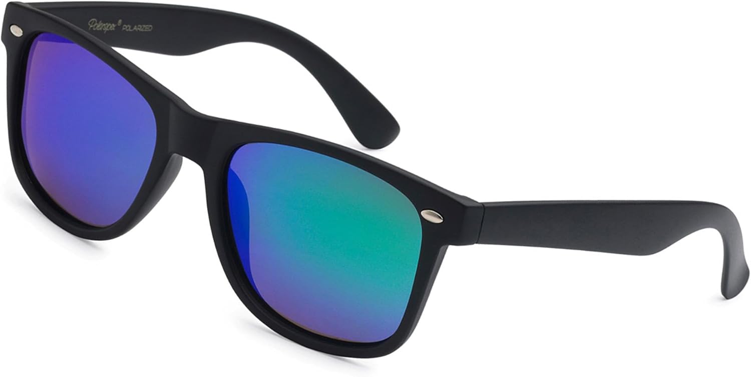 

Поляризованные солнцезащитные очки PolarSpex для мужчин и женщин – защита от УФ-излучения, прочные и легкие, в стиле ретро, ​​идеально подходят для вождения и рыбалки, Matte Black | Kryptonite