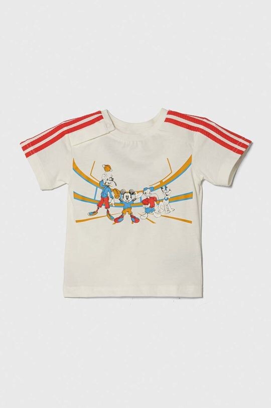 

Хлопковая футболка детская для Диснея adidas, бежевый