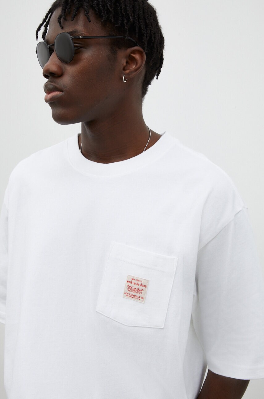 

Футболка из хлопка Levi'S, белый