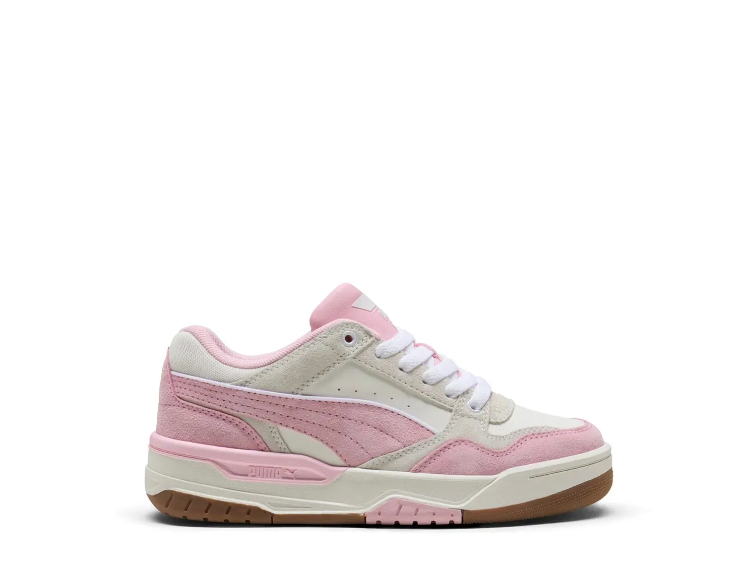 

Кроссовки Puma Rebound Retro — детские, белые/кремово-белые/розовые