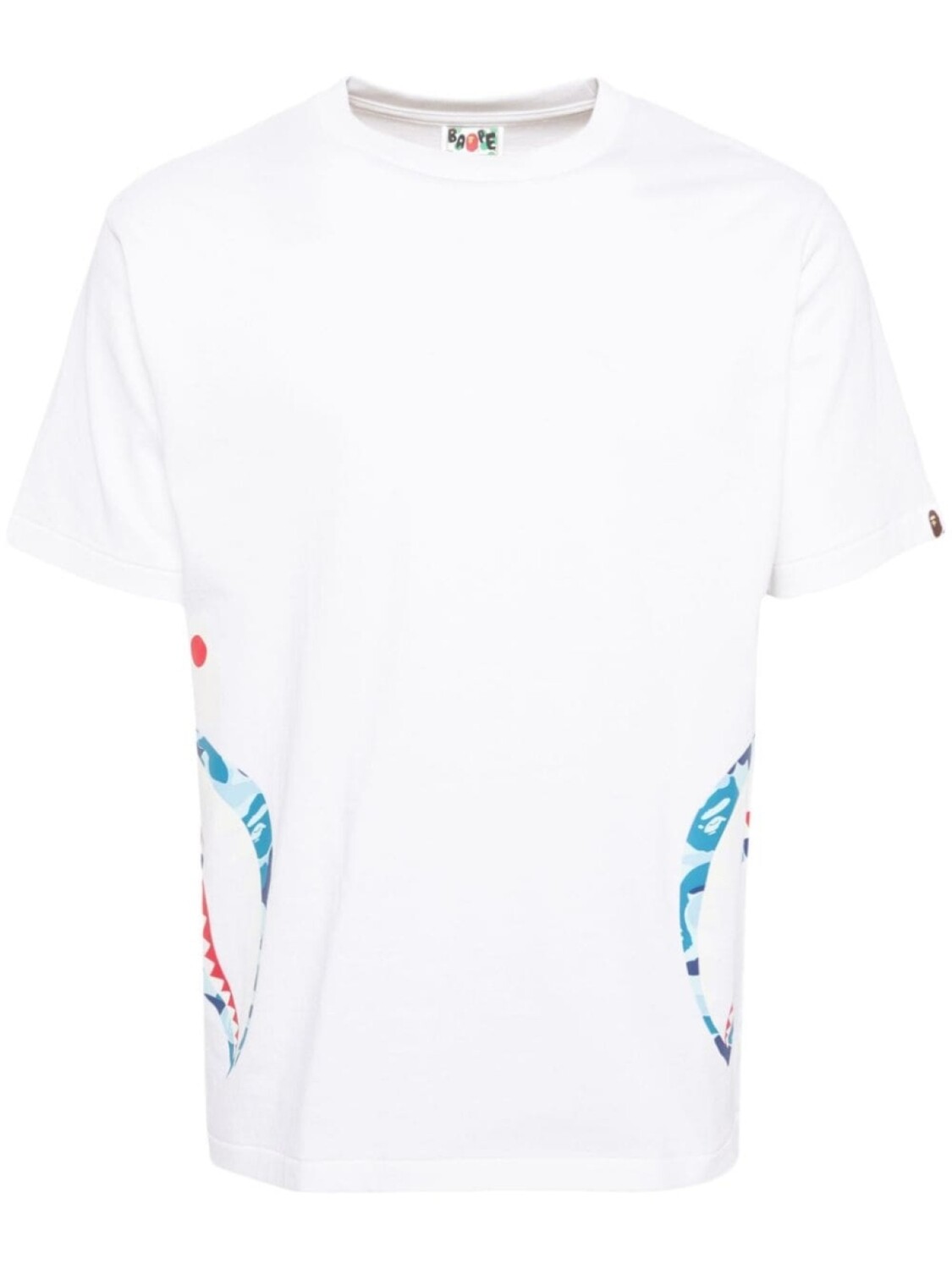 

A BATHING APE футболка с графичным принтом, белый