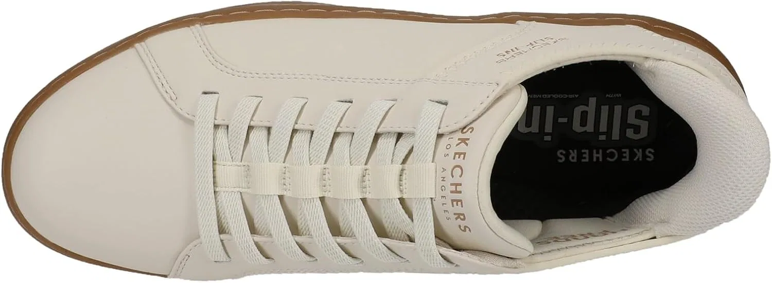 Мужские туфли Skechers Hands-Free Court Break Double Ventilated, 2-Natural — фото 2