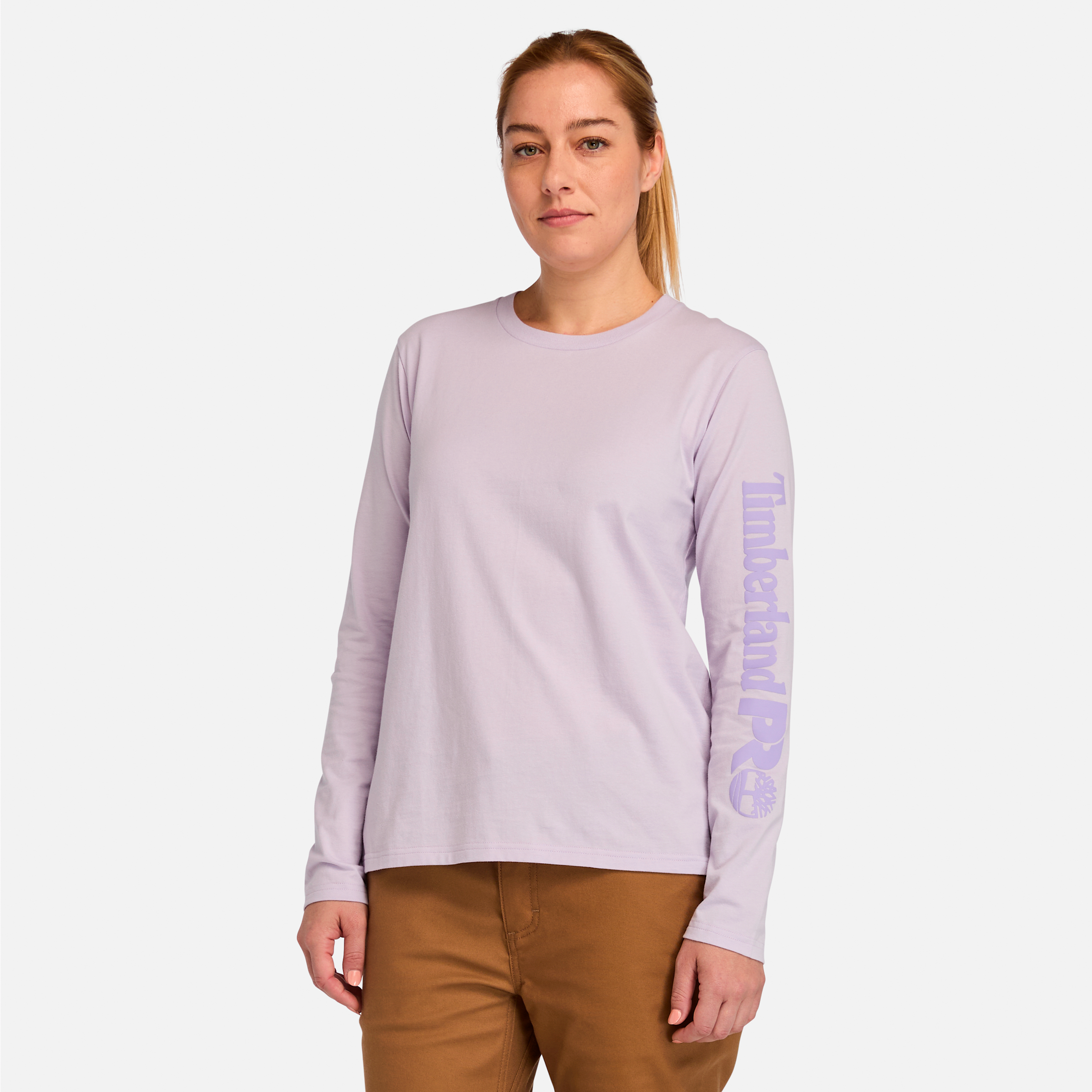 

Женская футболка Timberland PRO Core с длинным рукавом, цвет pastel lilac