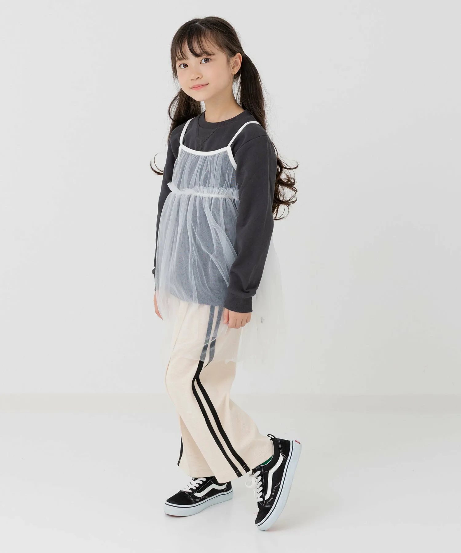 Широкие брюки из эластичной ткани Hyper Stretch Line Chil2, cream — фото 2