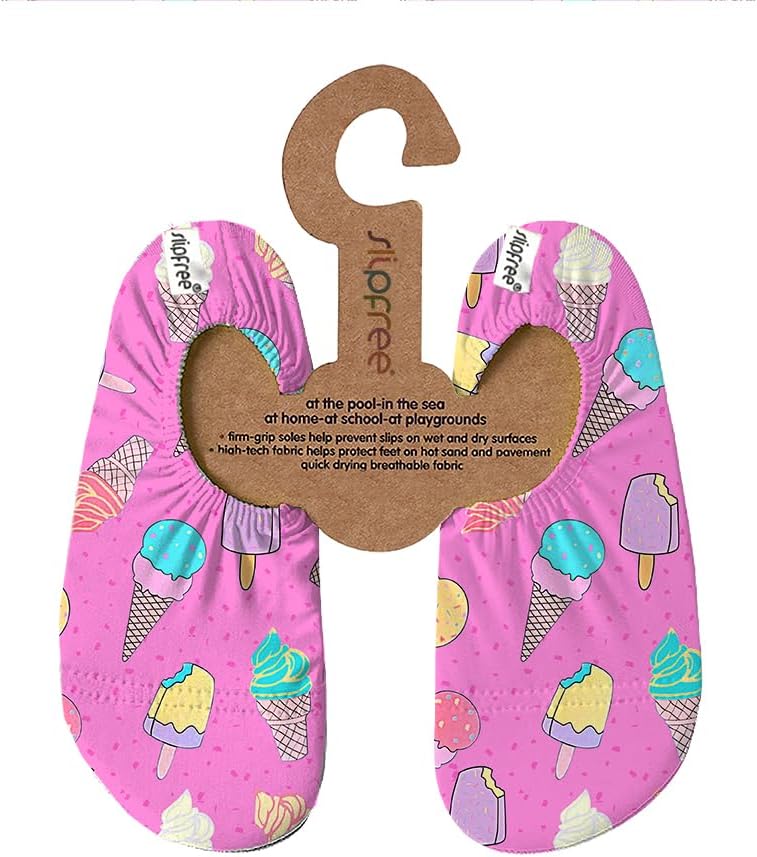 

Детские водные тапочки для девочек и мальчиков, нескользящие аква-носки, для пляжа, бассейна, плавания и спорта, быстро сохнут Slipfree, Glace