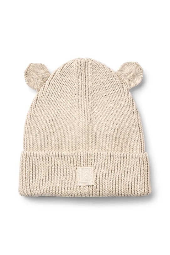 

Детская хлопковая шапочка Gina Beanie Liewood, бежевый