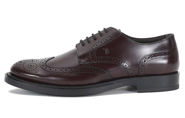 

Кожаные дерби для мужчин коричневые красные TOD'S