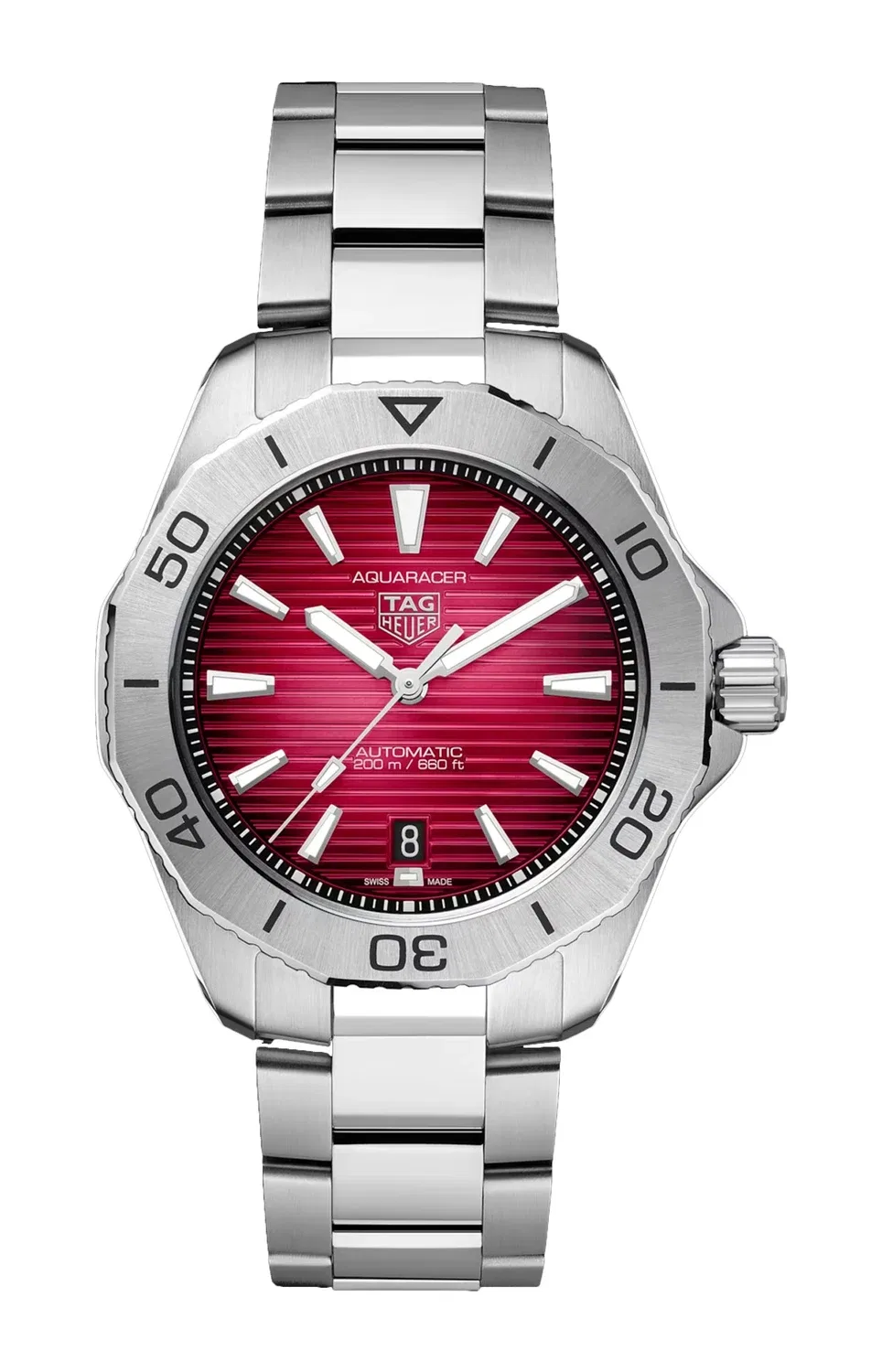 TAG HEUER AQUARACER PROFESSIONAL 200 - WBP2114.BA0627, серебряный