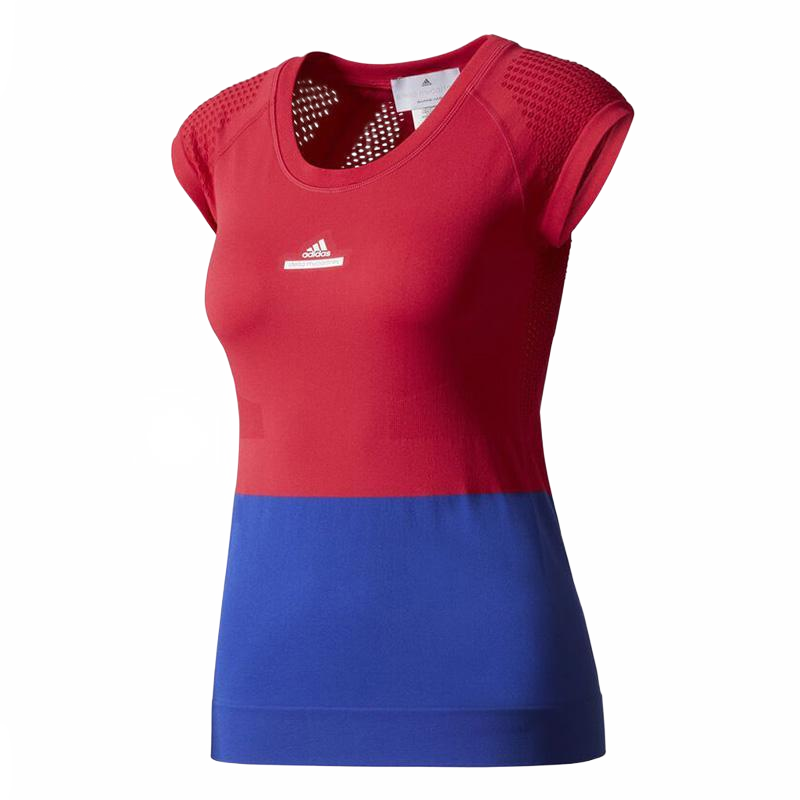 

Adidas Теннисный топ женский, красный, синий