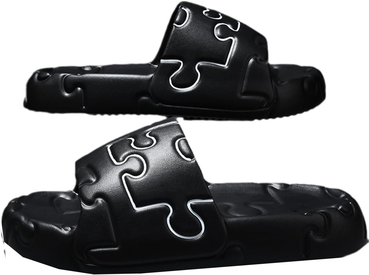 

Пляжные шлепанцы Wang Damai для женщин и мужчин, толстые летние шлепанцы для активного отдыха, нескользящие, с открытым носком, легкой подошвой, повседневные унисекс пляжные туфли, черный