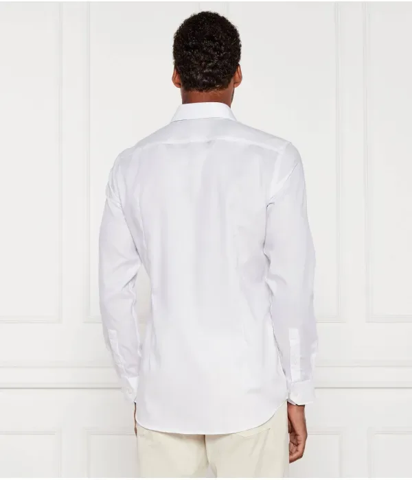Рубашка H-HANK-spr-B1-C1-253 slim fit Boss, белый — фото 3