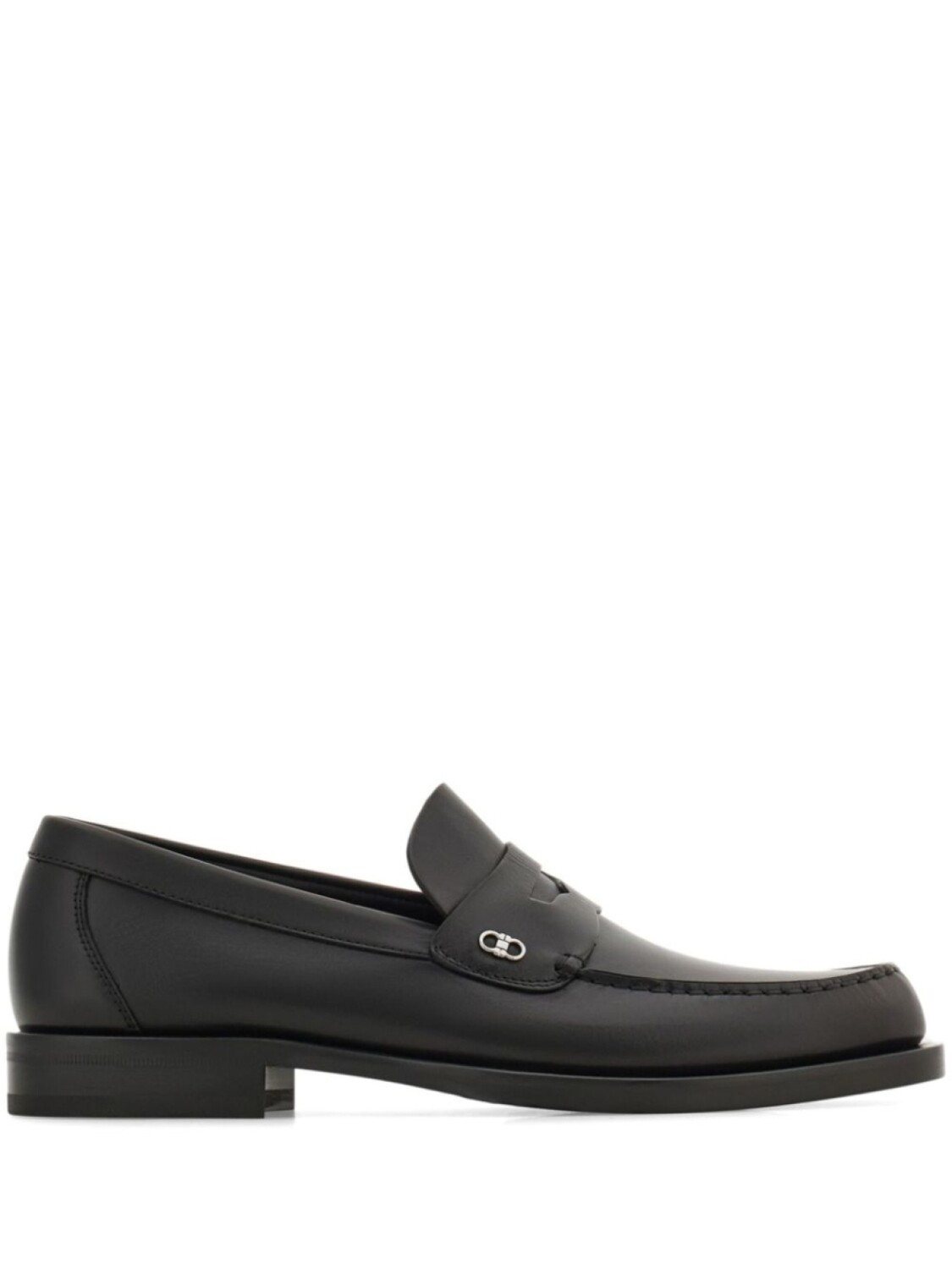 

Ferragamo лоферы с пряжкой Gancini, черный