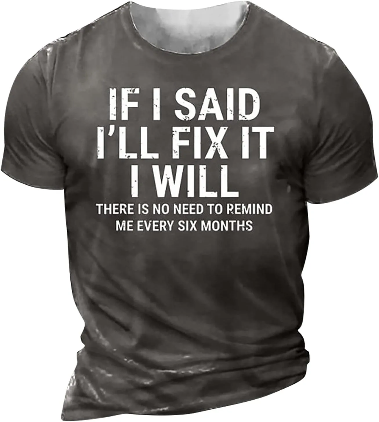 

Футболка Ymosrh с принтом, короткий рукав, размеры S-4XL