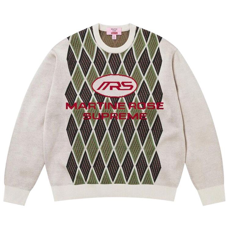 

Свитер Supreme x Martine Rose Sweater Stone, кремовый